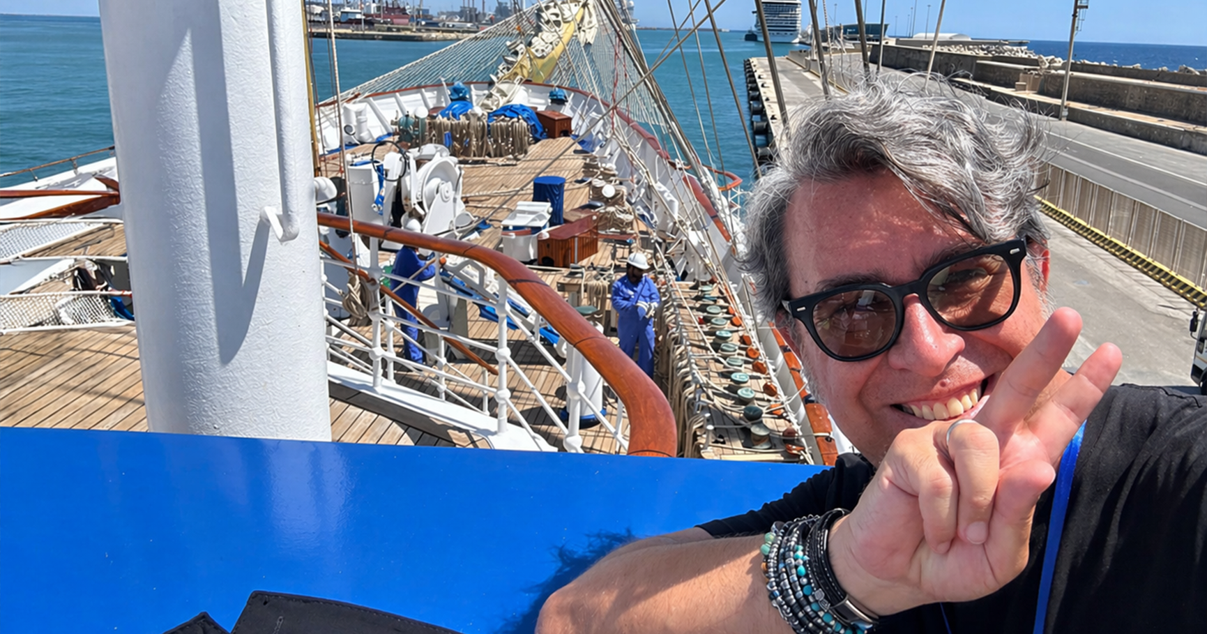 Royal Clipper: La mia visita nave del 16 luglio 2024 a Civitavecchia